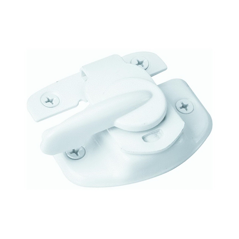 Prime-Line U 9925 Window Sash Lock, 2-1/4 in L x 49/64 in H Backplate, Steel, Painted