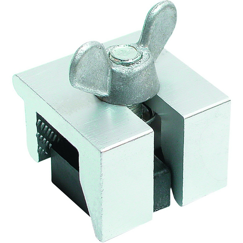 Prime-Line U 9820 Sliding Window Lock, 7/8 in L x 7/8 in W Backplate, Aluminum, Aluminum