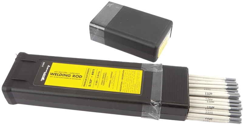 Forney 31305 Stick Electrode, 5/32 in Dia, 14 in L, Steel