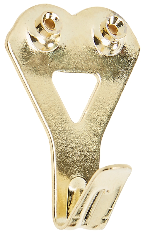 National Hardware Professional Series N260-113 Premium Hanger, 50 lb, Steel, Brass-Plated, 27/32 in Opening