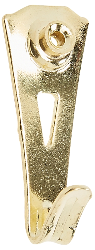 National Hardware Professional Series N260-076 Premium Hanger, 25 lb, Steel, Brass-Plated, 5/32 in Opening