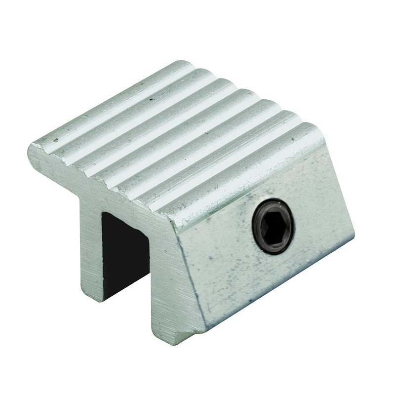 Prime-Line U 9810 Sliding Window Lock, 1-3/32 in L x 1 in W Backplate, Aluminum, Aluminum