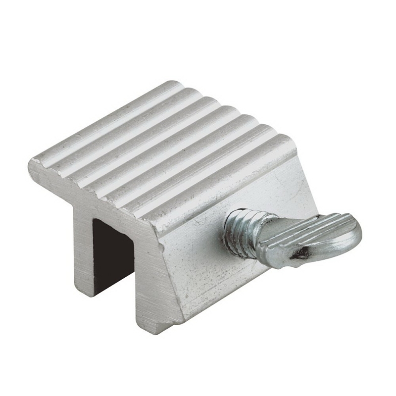 Prime-Line U 9800 Sliding Window Lock, 15/16 in L x 1/2 in W Backplate, Aluminum, Aluminum