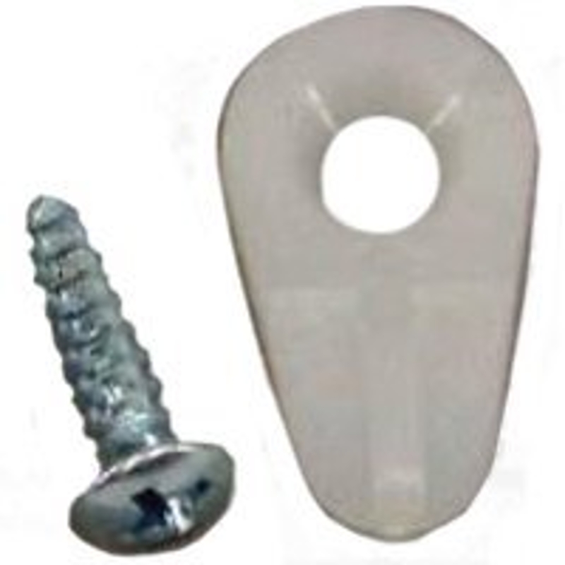 US Hardware WP-8830C Screen Clip, 1/2 in, Nylon
