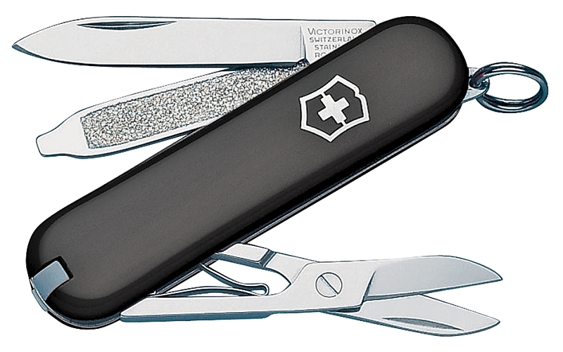 Victorinox 53003 Pocket Knife, 7-Function, Black
