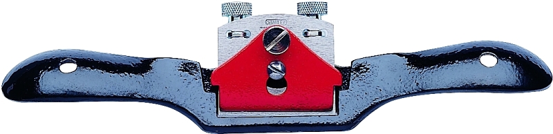 STANLEY 12-951 Spoke Shave, 2-1/8 in W Blade, 10 in OAL, Metal Handle, Double Dipped Handle