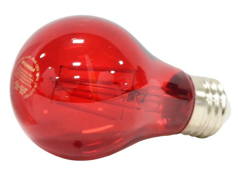 Sylvania 40300 Ultra LED Bulb, General-Purpose, A19 Lamp, 40 W Equivalent, E26 Lamp Base, Dimmable, Red, Pack of 6