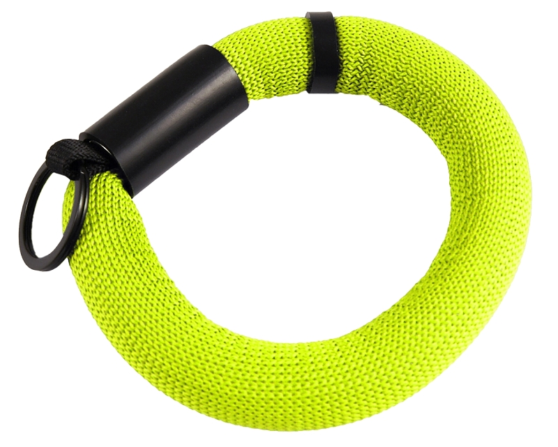 2GO KC522 Wrist Band Key Chain, Split Ring, Polyester Case, Pack of 5