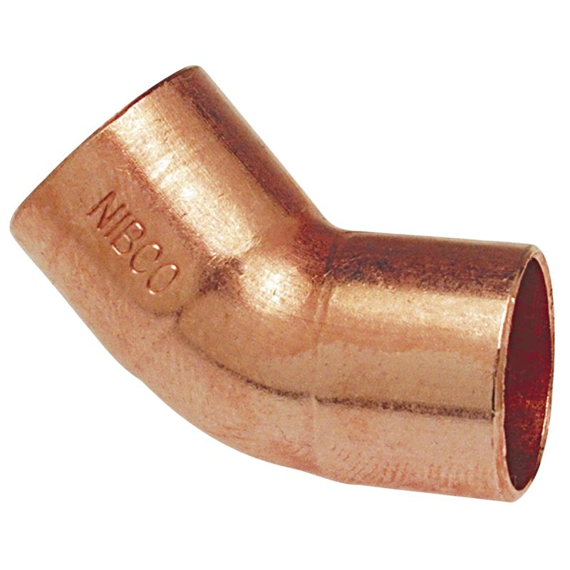 ELBOW 45DEG COPPER 1/2IN C X C