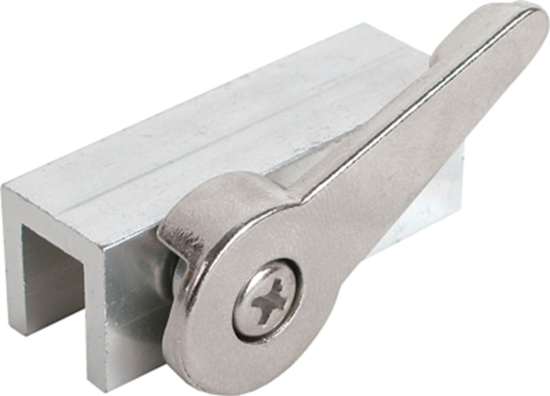 Prime-Line U 9824 Cam Action Lock, 1-3/4 in L x 11/32 in W Backplate, Aluminum