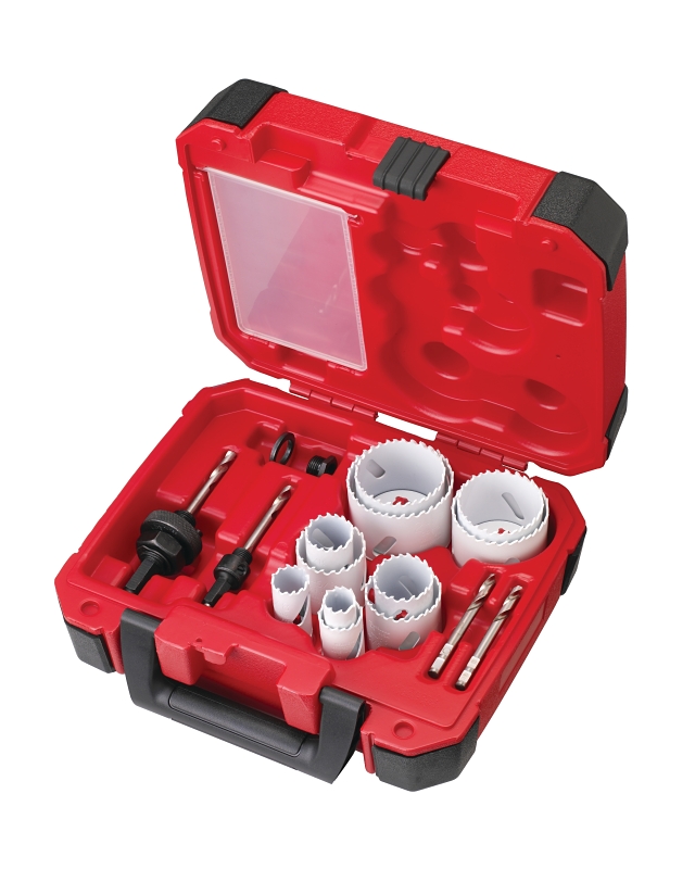 Milwaukee Hole Dozer 49-22-4175 General-Purpose Hole Saw Kit, 15-Piece, Bi-Metal, Thermoset-Coated