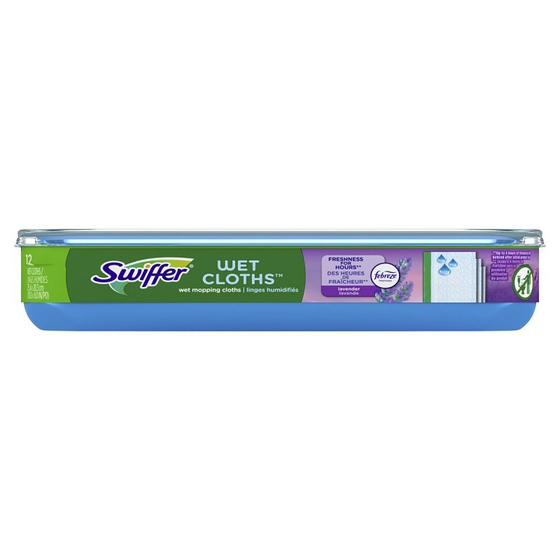 Swiffer 15845 Wet Cloth Refill Lavender Vanilla