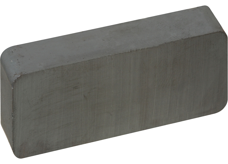 National Hardware V7537 Series N302-315 Block Magnet, Ceramic, Gray, 1-7/8 in L, 3/8 in W, 7/8 in H