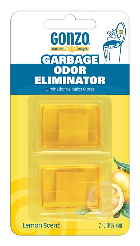 Gonzo Natural Magic 4142 Garbage Odor Eliminator, 0.18 oz, Pure Sky, Pack of 12