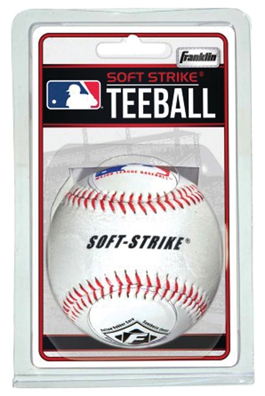 Franklin 1920 Tee Ball, 9 to 9-1/2 in L, 9 to 9-1/2 in W, Rubber