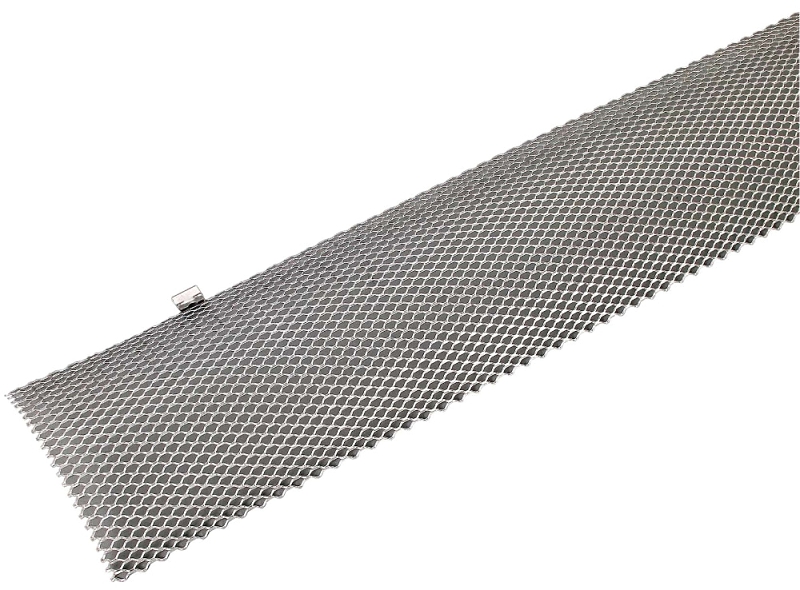 Amerimax GGGLK5 Hinged Gutter Guard, 3 ft L, 5 in W, Steel, Galvanized, Front Lip Clip Mounting, Pack of 75