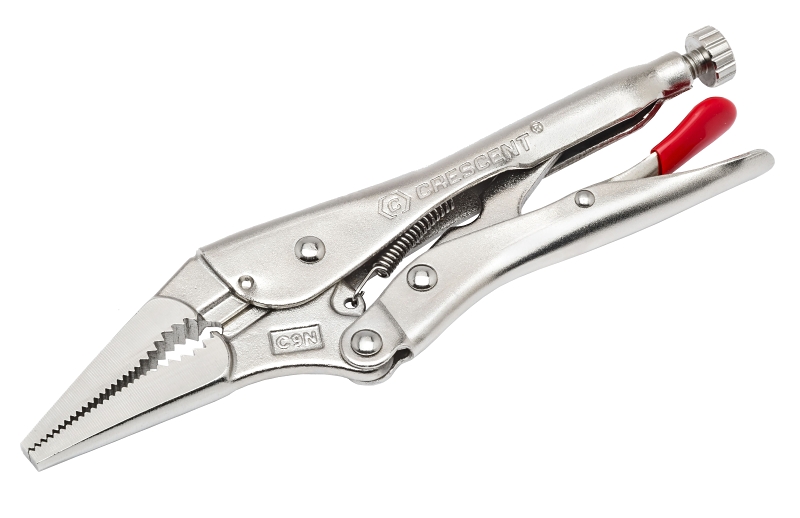 Crescent C9NVN/C9NV Locking Plier, 9 in OAL, 2-7/8 in Jaw Opening, Rawhide Handle, Non-Slip Grip Handle, 1.6 in W Jaw