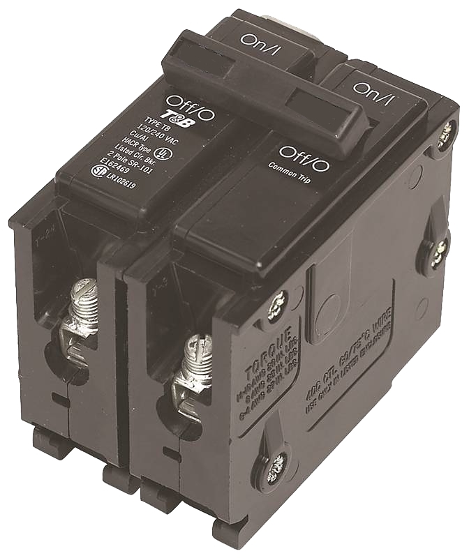 Siemens Q220 Circuit Breaker, Mini, 20 A, 2 -Pole, 120/240 V, Fixed Trip, Plug Mounting