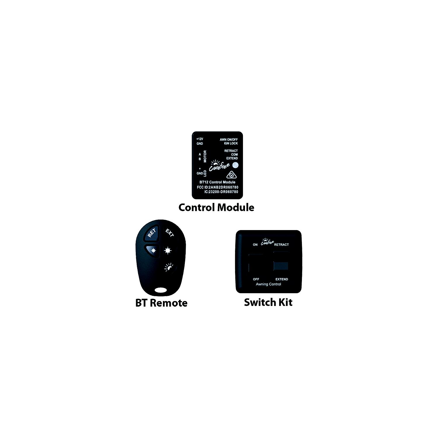 Carefree 901600 Carefree Connects Wireless Awning Control System, Control Module,12V Switch, BT Remote