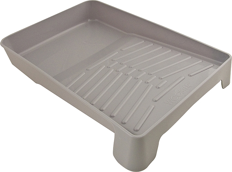 Wooster BR549-11 Paint Tray, 16-1/2 in L, 11 in W, 1 qt Capacity, Copolymer/Polypropylene, Gray