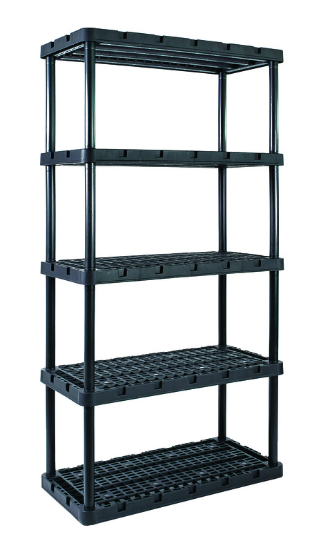 Gracious Living Knect-A-Shelf 72 in. H X 36 in. W X 18 in. D Plastic Shelving Unit