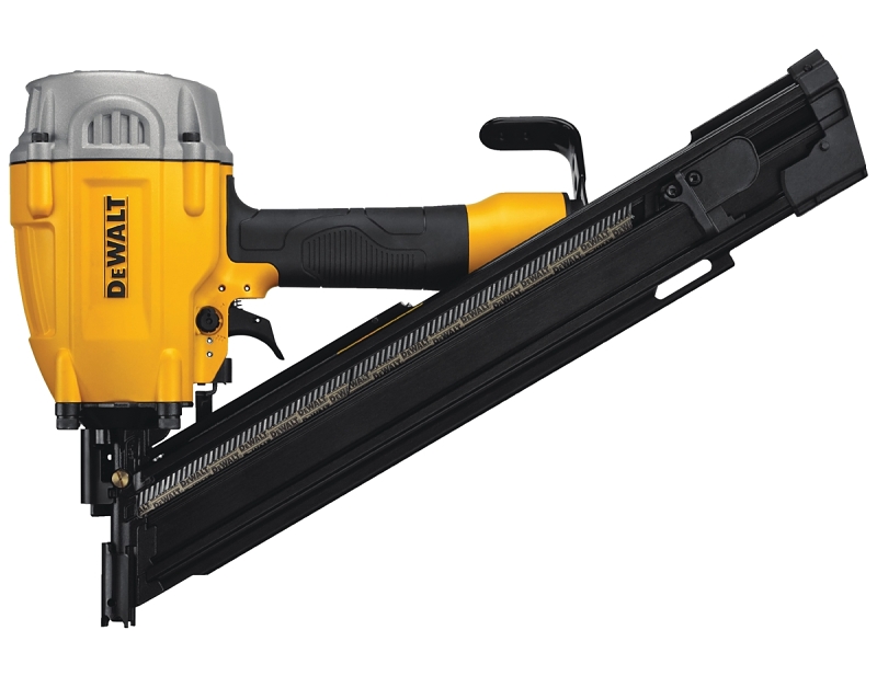 DEWALT DWF83PT Framing Nailer, 90 Magazine, 30 deg Collation, Paper Tape Collation, 6.1 cfm Air