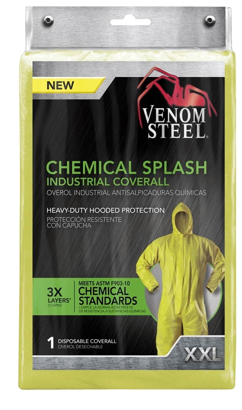 Venom Steel VENCV400XXL Coveralls, 2XL, Unisex, Fabric, Blue