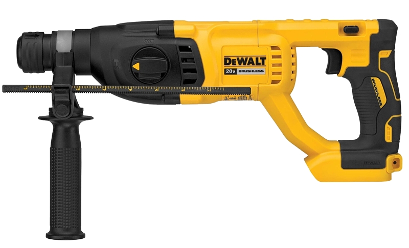 DEWALT 20V MAX DCH133B Brushless Cordless Rotary Hammer, Tool Only, 20 V, 1 in Chuck, SDS-Plus Chuck, 0 to 5550 bpm BPM