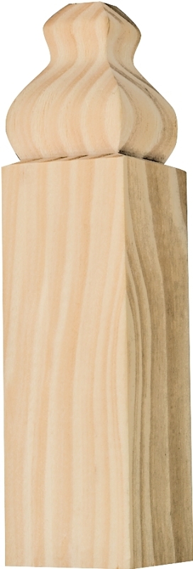 Waddell OBTB52 Trim Block, 6-1/2 in L, 1-1/8 in W, 1-1/8 in Thick, Wood