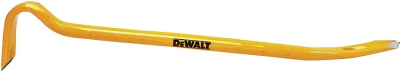 DEWALT DWHT55129 Wrecking Bar, 24 in L, Beveled Tip, Steel, 1 in W