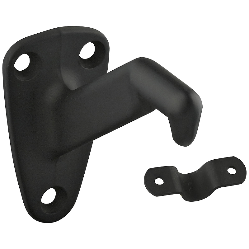National Hardware N330-720 Handrail Bracket, 250 lb, Zinc, Oil-Rubbed Bronze
