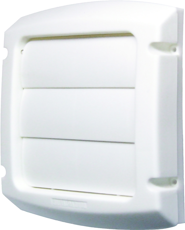 Dundas Jafine ProVent LC4WZW Exhaust Cap, 4 in Duct, Polypropylene, White