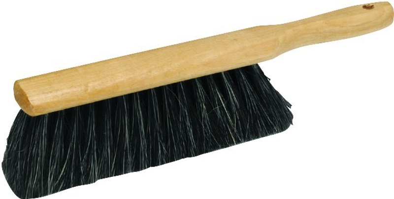 Marshalltown Premier Line Series 6519 Beaver Tail Counter Duster, 13-1/2 in OAL, Tampico Bristle, Black Bristle