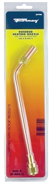 Forney Victor Style Series 87790 Heating Nozzle, #8 Connection, Metal