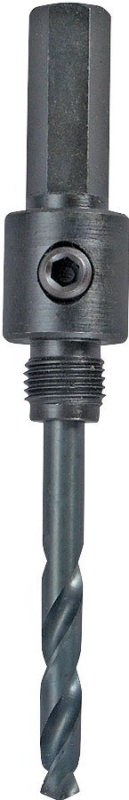 Lenox Speed Slot 1779774 Hole Saw Arbor, 1/2-20 Thread, 1/2 in Shank, 9/16 to 1-3/16 in Dia Bit, Hex Shank