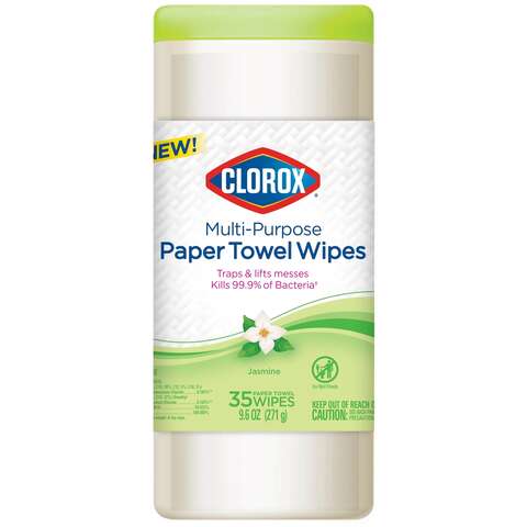 Clorox Jasmine Scent Disinfecting Wipes 35 ct 1 pk Pack of 6
