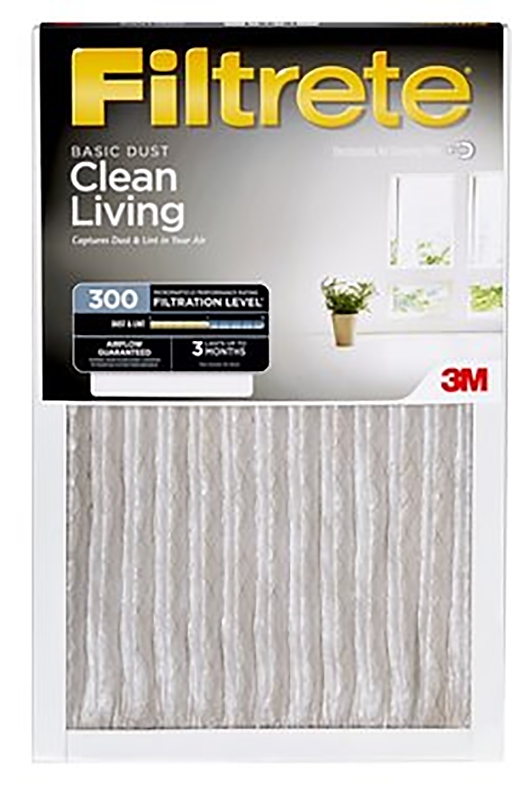 Filtrete 300DC-6 Air Filter, 20 in L, 16 in W, 6 MERV, 300 um MPR, Cardboard Frame, Pack of 4