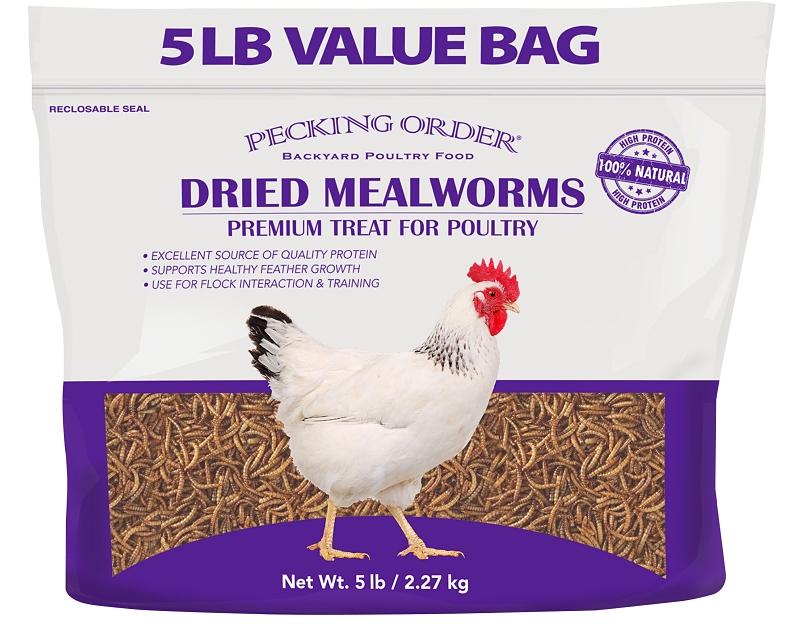 Pecking Order 009351 Poultry Feed, Solid, 5 lb Bag