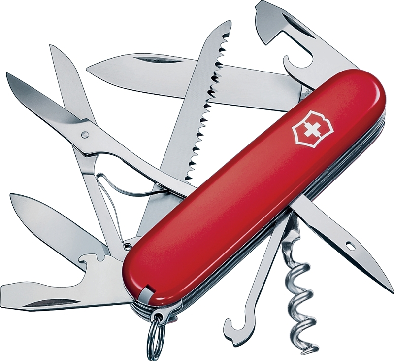 Victorinox 1.3713.B1-X1 Pocket Knife, 15-Function, Stainless Steel, Red