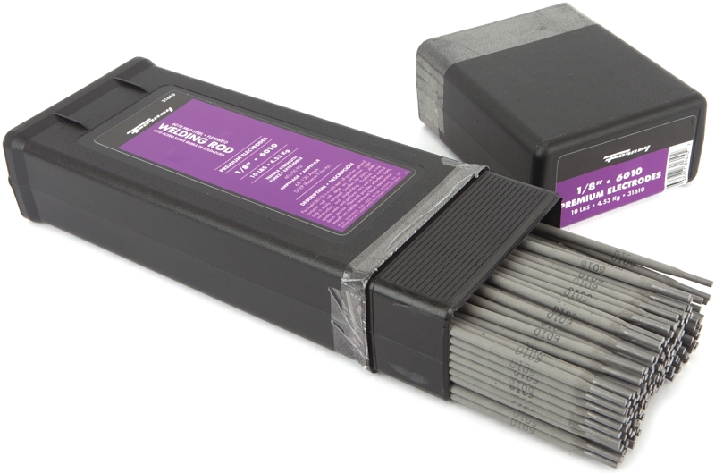 Forney 31610 Stick Electrode, 1/8 in Dia, 14 in L, Mild Steel
