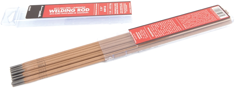 Forney 30401 Stick Electrode, 1/8 in Dia, 14 in L, Steel
