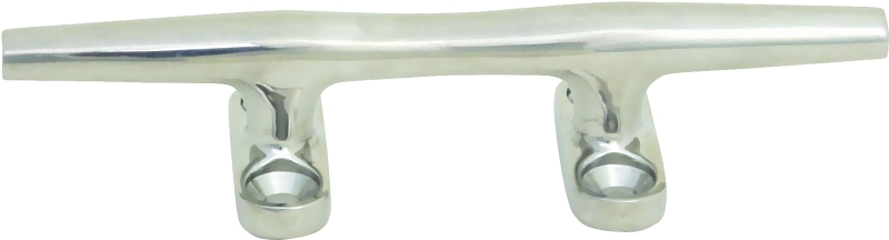 US Hardware M-282C Hollow Base Cleat, Screw Mounting, Stainless Steel, Silver