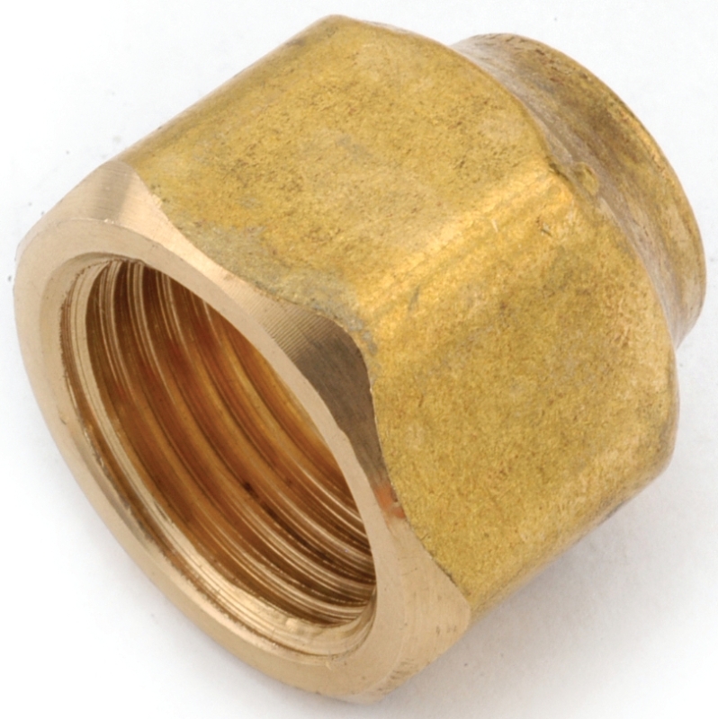 Anderson Metals 754020-0806 Nut, 1/2 x 3/8 in, Flared, Brass