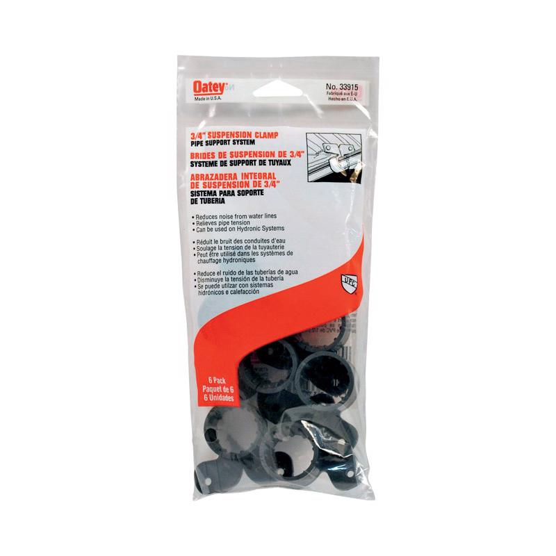 Oatey 3/4 in. Gray Polypropylene Suspension Pipe Clamps