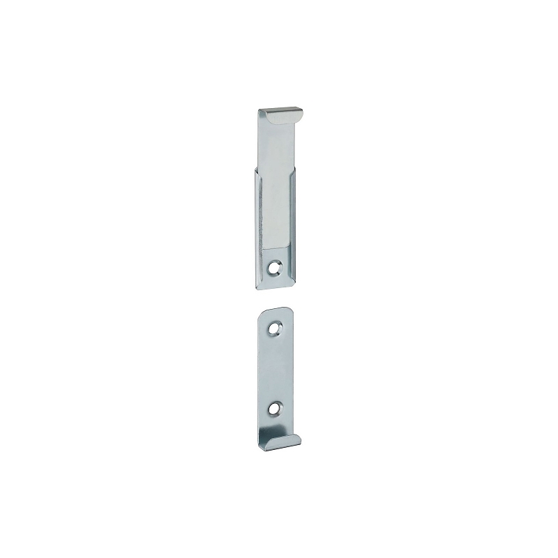 National Hardware V2559 Series N260-380 Hidden Mirror Holder, 50 lb, Steel, Zinc-Plated, Wall Mounting