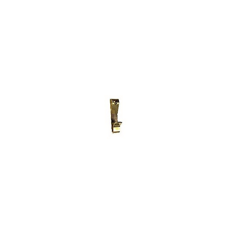 National Hardware V2530 Series N260-059 Picture Hanger, 100 lb, Steel, Brass-Plated