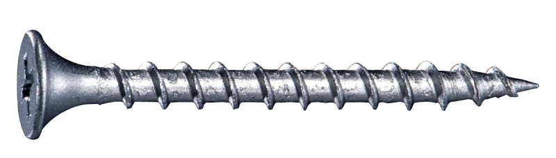 Midwest Fastener BuildRight 07908 Deck Screw, #6 Thread, 1-5/8 in L, UNC Thread, Bugle Head, Phillips Drive, Sharp Point