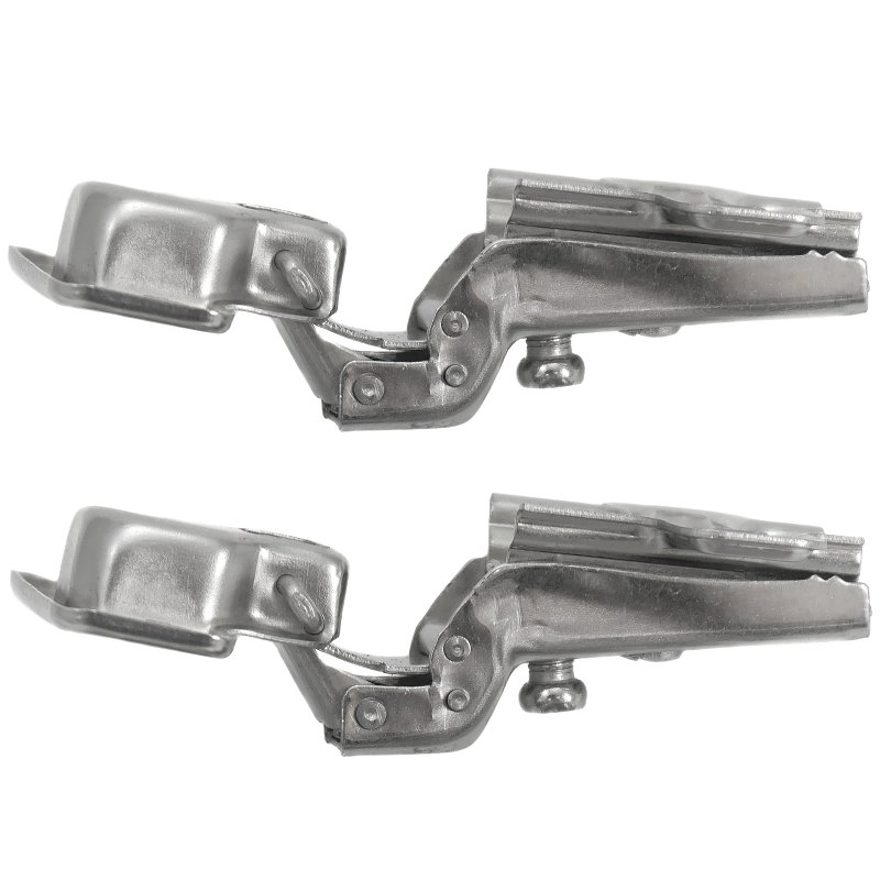 Laurey 10200 Cabinet Hinge, 110 deg Hinge Opening, 1/2 in Overlay, Self Close, Chrome-Plated