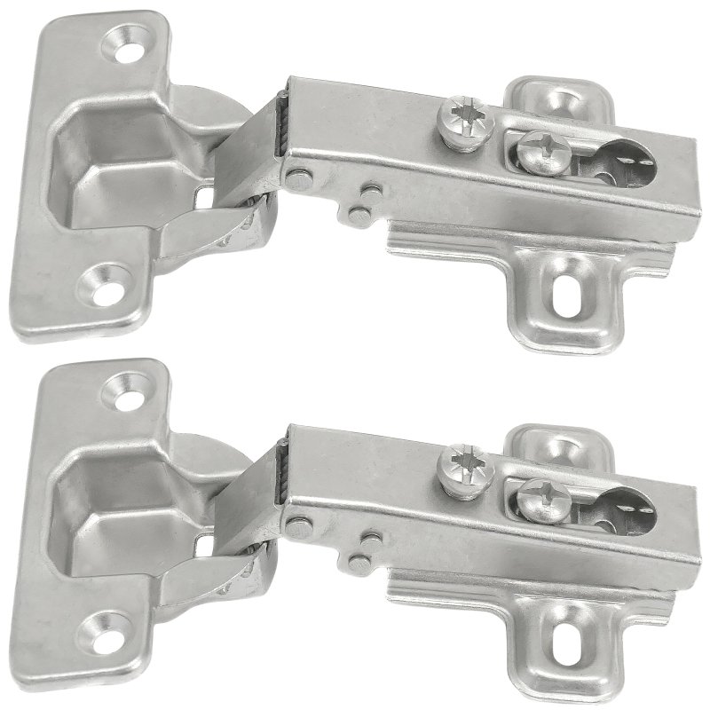 Laurey 10100 Cabinet Hinge, 110 deg Hinge Opening, Chrome-Plated