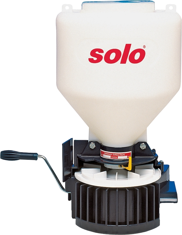 Solo 421-S Garden Spreader, 20 lb Capacity, 180 to 200 cm W Spread, Polyethylene